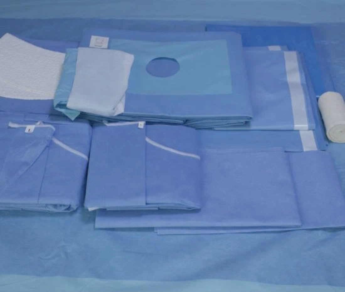 Tıbbi Taşınabilir/Taşınabilir Steriled Ophthalmic Surgical Drape 