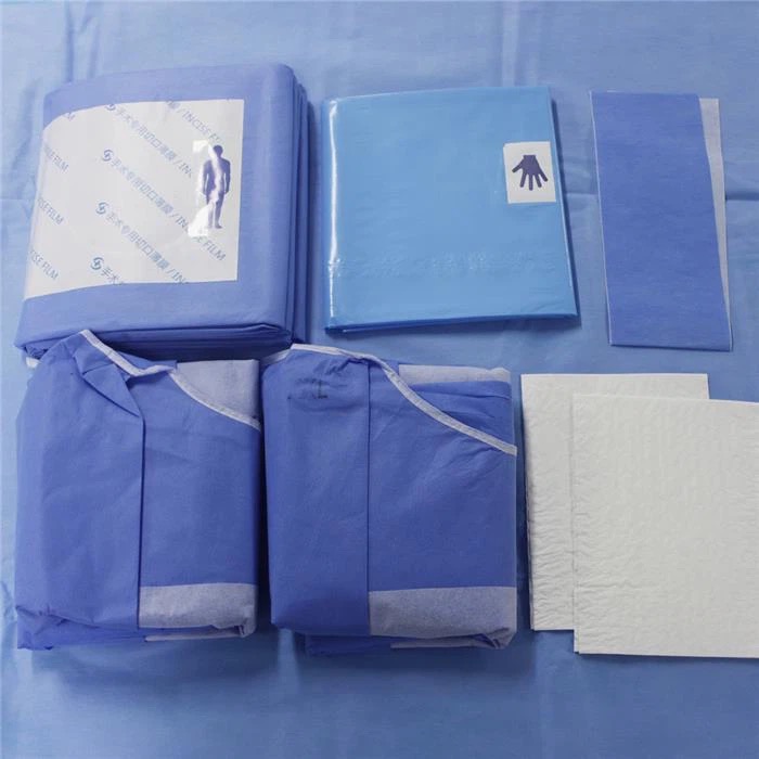 Tıbbi Taşınabilir Angiography Surgical Pack 